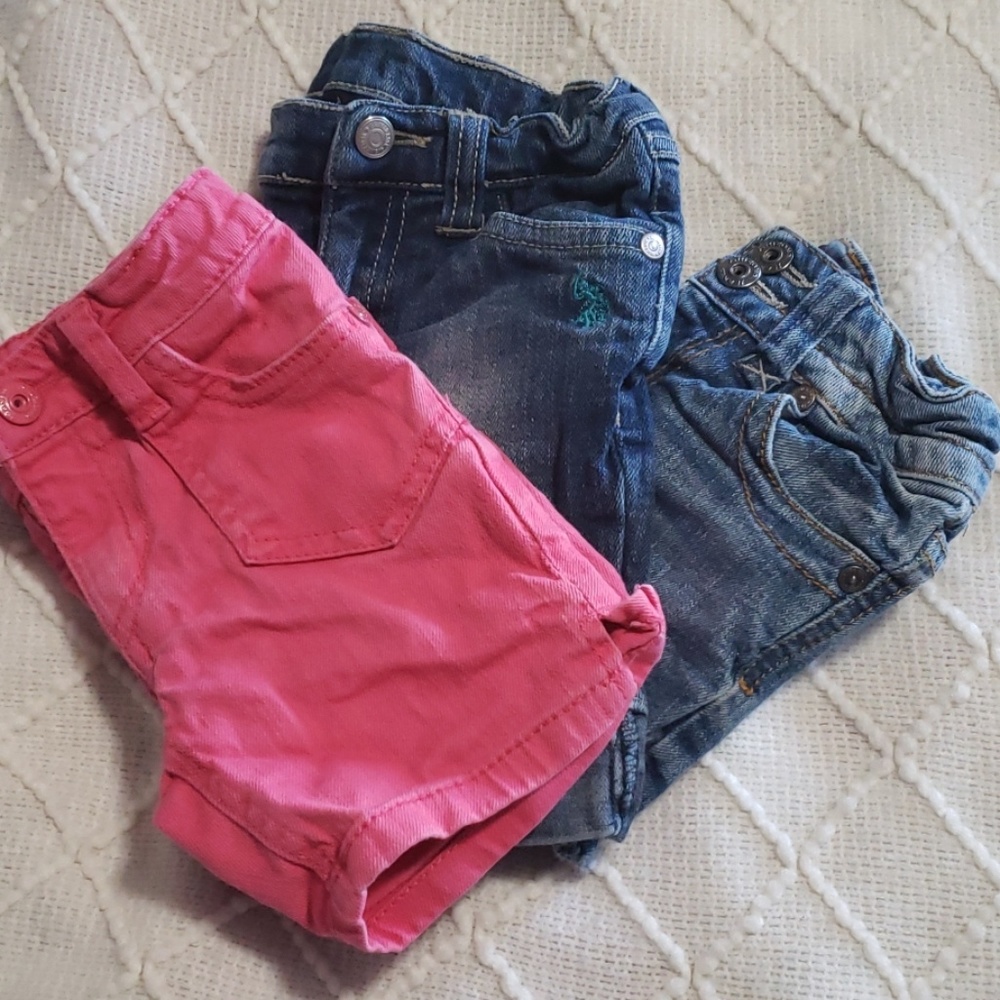Set of 3 girls shorts
